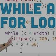 4 1 While And For Loops P5 Js Tutorial