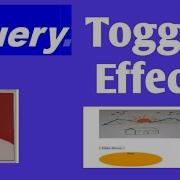 Jquery Toggle Method Or Effect