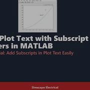 How To Plot Text With Subscript Characters In MATLAB Plot