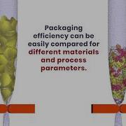 Material Packing Process Simulation Using Rocky DEM