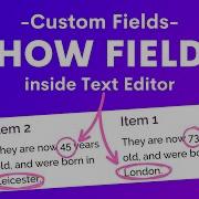 Show Many Custom Fields And Text Inside Elementor Text Editor Free Easy Code