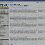 LSC504 Reference Instructional Video ERIC Database
