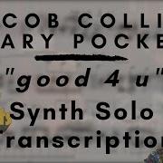 Jacob Collier Scary Pockets Good 4 U Synth Solo Transcription