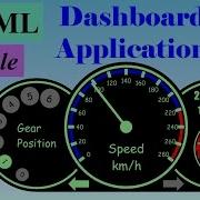 Qt QML Example 2 Dashboard