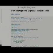 How To Plot Audio Signals In Python Using SoundDevice Library