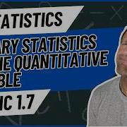 AP Statistics Тема 1 7 Сводные статистические данные для одной количественной переменной Урок