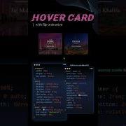 Hover Card With Flip Animation Using CSS Viral Shortsfeed Education Shorts Coding