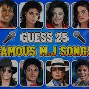 Guess 25 Michael Jackson Songs Famous Song Challenge