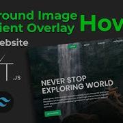 Adding A Background Image With Gradient Overlay In Tailwind CSS Next JS Travel Website Geekboots