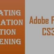 Motion Tweening In Adobe Flash CS3