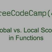Global Vs Local Scope In Functions Free Code Camp