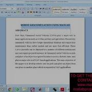 ROBOT ARM SIMULATION USING MATLAB