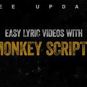 Создание простых видеороликов с текстами песен с помощью TypeMonkey MonkeyWords EditMonkey и Ci