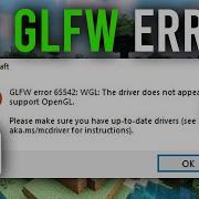 How To Fix Minecraft GLFW Error 65542 Full Guide