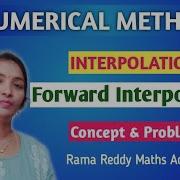 JNTUH NMCV R22 Numerical Methods 1 Interpolation Forward Difference Table Problems Concept