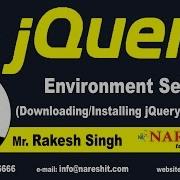 JQuery Tutorial JQuery Environment Setup Downloading Installing JQuery Script File