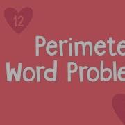Perimeter Word Problems Math 3rd Grade Kids Academy