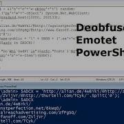 Deobfuscate Emotet PowerShell