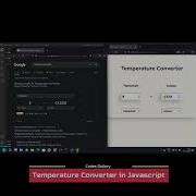 Javascript Temperature Converter Project Temperature Converter Javascript Shorts Programming