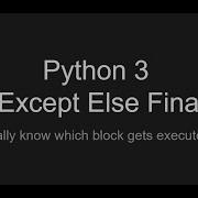 Python 3 Try Except Else Finally Learn About Error Handling In Python