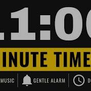 11 Minute Timer Countdown Timer GENTLE ALARM NO MUSIC MINIMAL