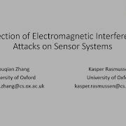 Detection Of Electromagnetic Interference Attacks On Sensor Systems