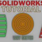 Linear Pattern Vary Sketch SOLIDWORKS Tutorial 2022 Quick Tip