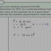 5 2 Ex 1 Financial Maths Depreciation