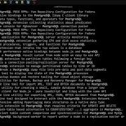 Установка PostgreSQL 12 в Fedora Server 31