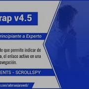 Curso Completo Bootstrap 4 Components Scrollspy Clase 36