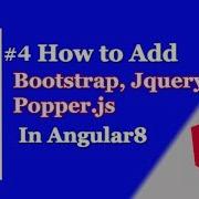 4 Angular 8 Tutorial In Hindi How To Add Bootstrap Jquery Popper Js In Angular 8 By Ashish Mishra