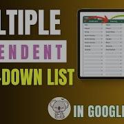Как создать несколько зависимых раскрывающихся списков в Google Таблицах НОВЫЙ метод 2025