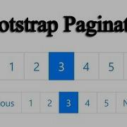 Bootstrap 4 Pagination 2019