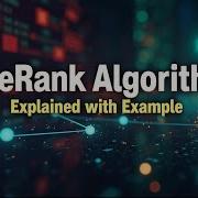 Google PageRank Algorithm Explained With Example How It Works Step By Step