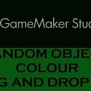 Game Maker Studio2 Random Object Colour Drag And Drop DnD