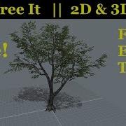 Tree It Easy Fast Create Randomized Trees 2D 3D