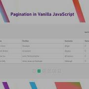 Dynamic Pagination Using Vanilla JavaScript Like Backend Paginations File Link In Description