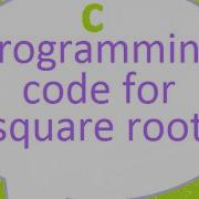 How To Find Square Root In C Language