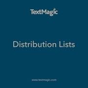 SMS Distribution Lists TextMagic