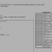 CodingBat Java WithoutX