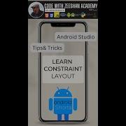 Android Constraint Layout In Android Studio Androidstudio Android Androidtutorial Shorts