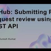 GitHub Submitting Pull Request Review Using REST API