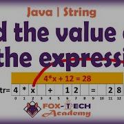 Find The Value Of X In Java Mathematical Expression Fox Tech Academy