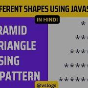 Print Pyramid Patterns Of Stars In JavaScript Different Shapes Using JavaScript 1
