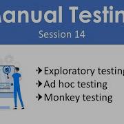 Manual Testing Session 14 Exploratory Testing Adhoc Testing Monkey Testing