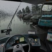Relaxing Driving In The Rain The Bus Unreal Engine 5 3 4K Ultra Graphics