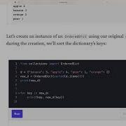 Python OrderedDict