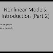 Equilibrium Points With An Example Of Pendulum