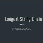 Google Coding Interview Longest String Chain Leetcode 1048