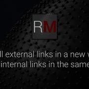 How To Open External Links In A New Tab